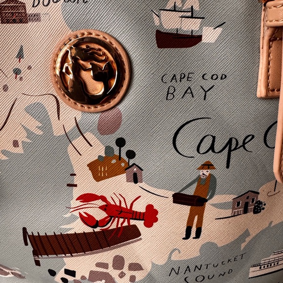 Spartina brand North East Coastal Map Tote Bag - Picture 3 of 10